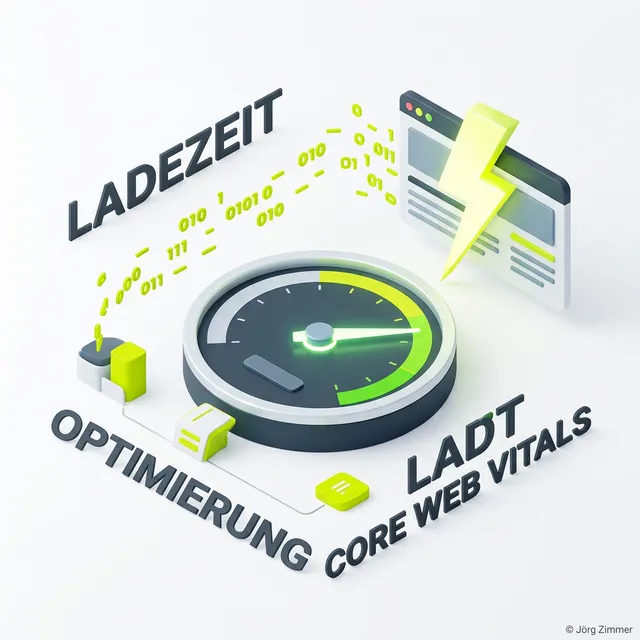 PageSpeed 3D Infografik - Schnelligkeit als Rankingfaktor