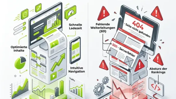 Sarkastisches Meme: Website-Relaunch ohne SEO – das klassische Relaunch-Desaster