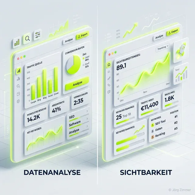 SE Ranking Datenanalyse und Dashboard Vergleich