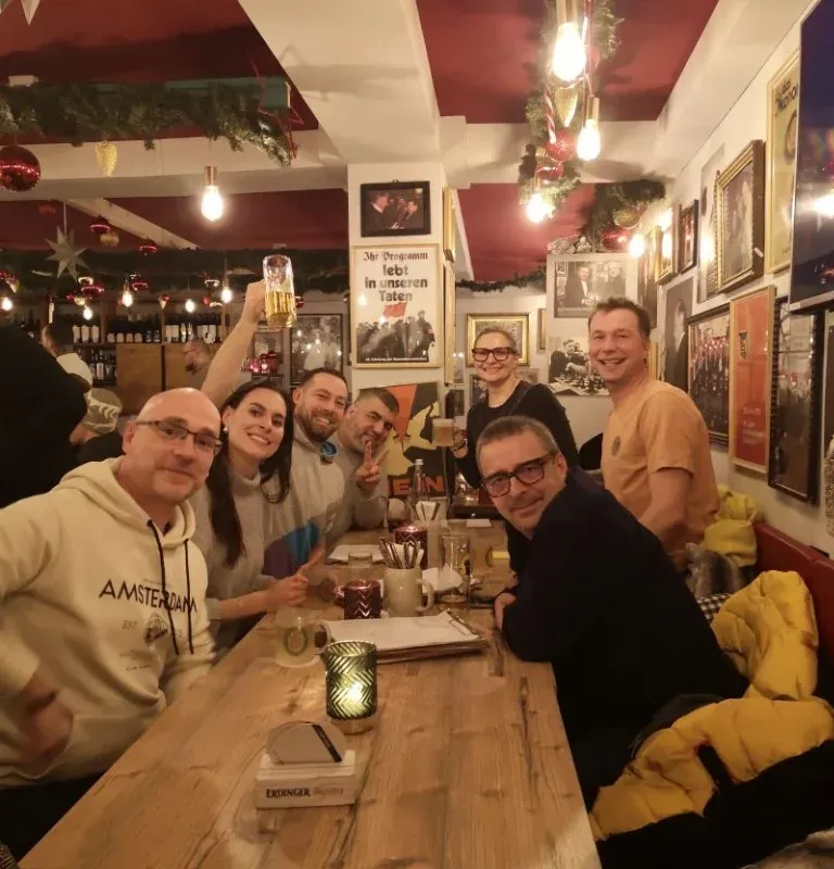 Gute Stimmung im Freelancer Team